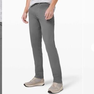 Lululemon Men’s ABC Pant Classic Warpstreme Asphalt Grey Size 42 x 34